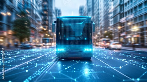 Autonomous Bus Driving on Smart City Street - Future of Transportation