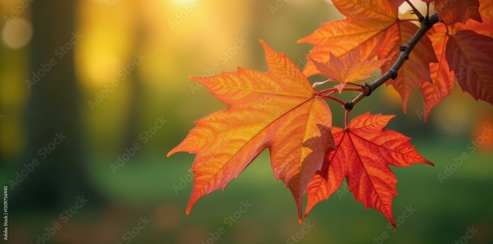 Fototapeta premium Soft, downy beech leaves emerge, vibrant spring color , macro, green, photography