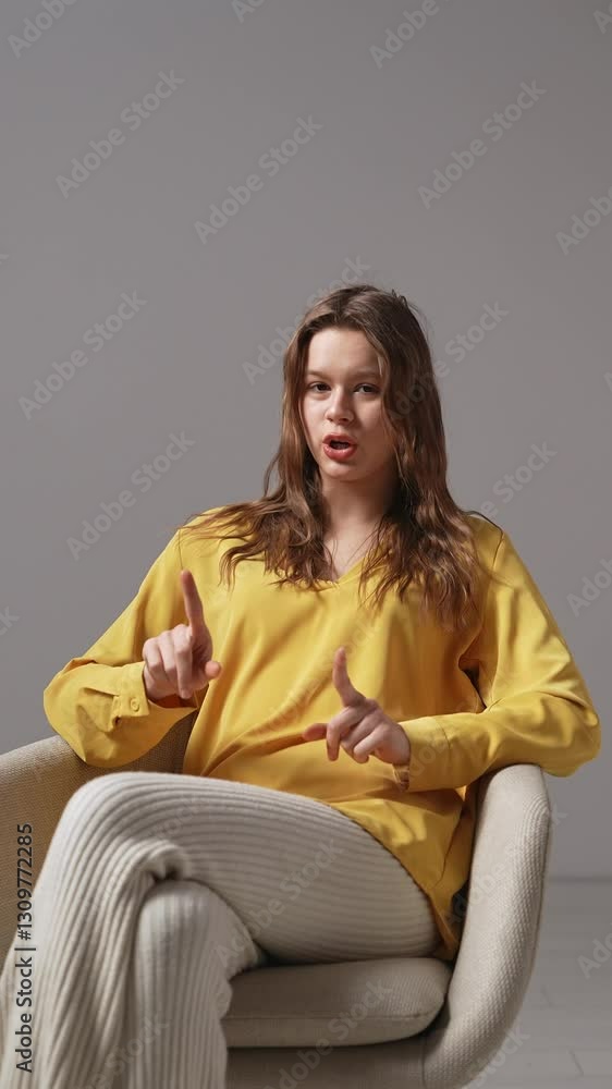 Engaging Conversation With a Digital Influencer in a Cozy Home Studio Setting Engaging Conversation With a Digital Influencer in a Cozy Home Studio Setting