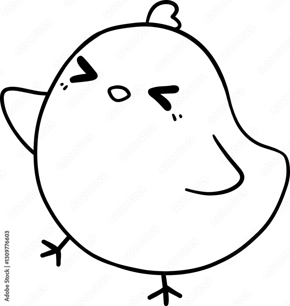 Chicken Outline Chicken Outline