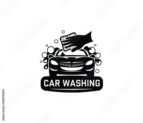 Stylish Car Wash Logo Design