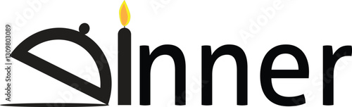 Dinner letter logo