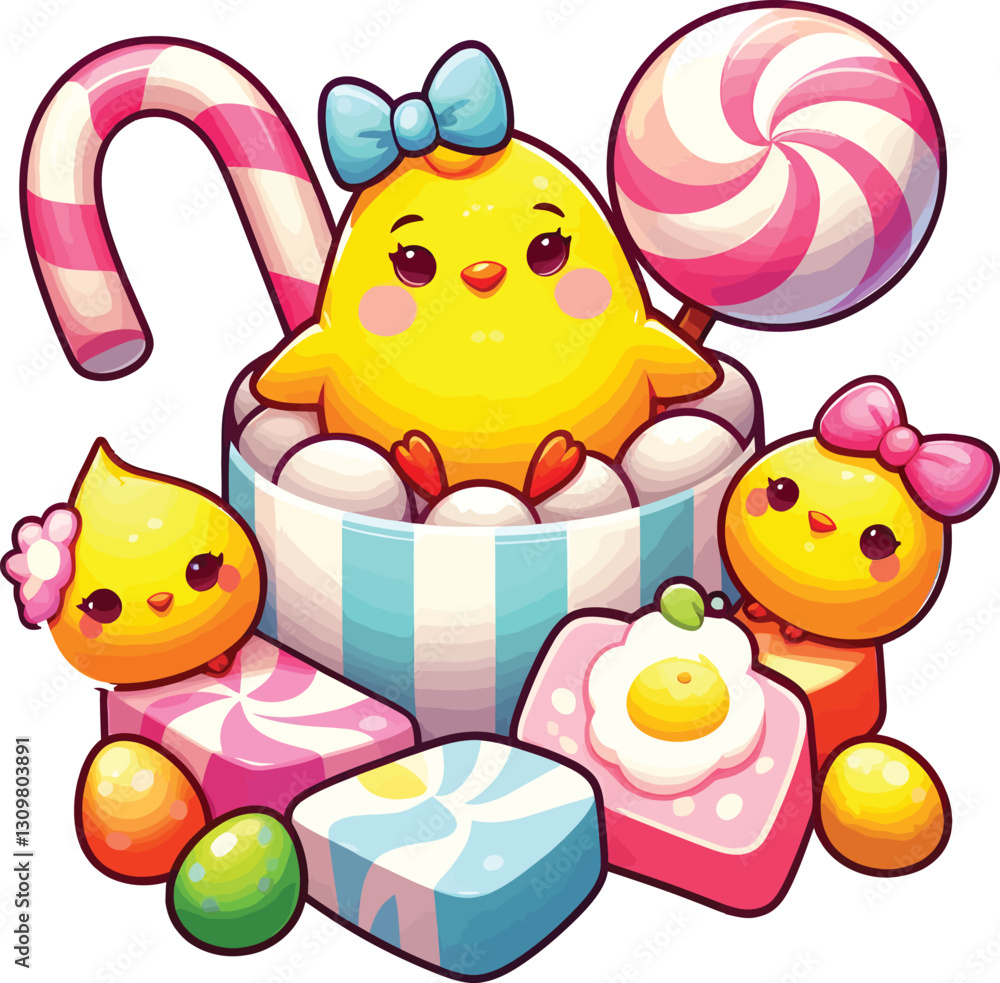 Easter marshmallow chick candy illustration
easter bunny with eggs Easter marshmallow chick candy illustration
easter bunny with eggs