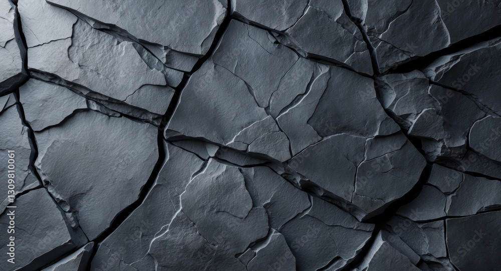 Dark Gray Cracked Stone Texture Background. Dark Gray Cracked Stone Texture Background.