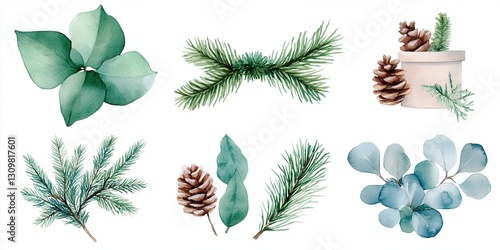 watercolor illustrations of...