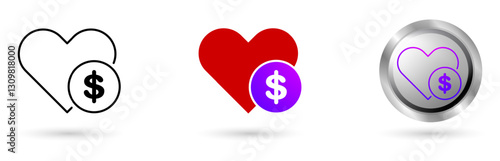 Modern Health Digitalization Finance Icons Digital transformation of the health world, various line styles, solid and glossy effects, ideal for health projects, medical applications, etc.