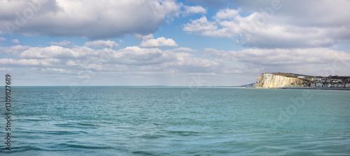 Kreidefelsen von Le Treport in Seine-Maritime am Ärmelkanal