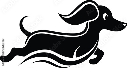 silhouette of a dog