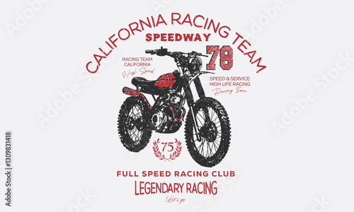 Road trip artwork by motorcycle. Custom motorcycle graphic print artwork for apparel, t shirt, sticker, poster, wallpaper and others.