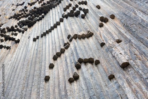 Symphony of the Stones near Garni , Armenia