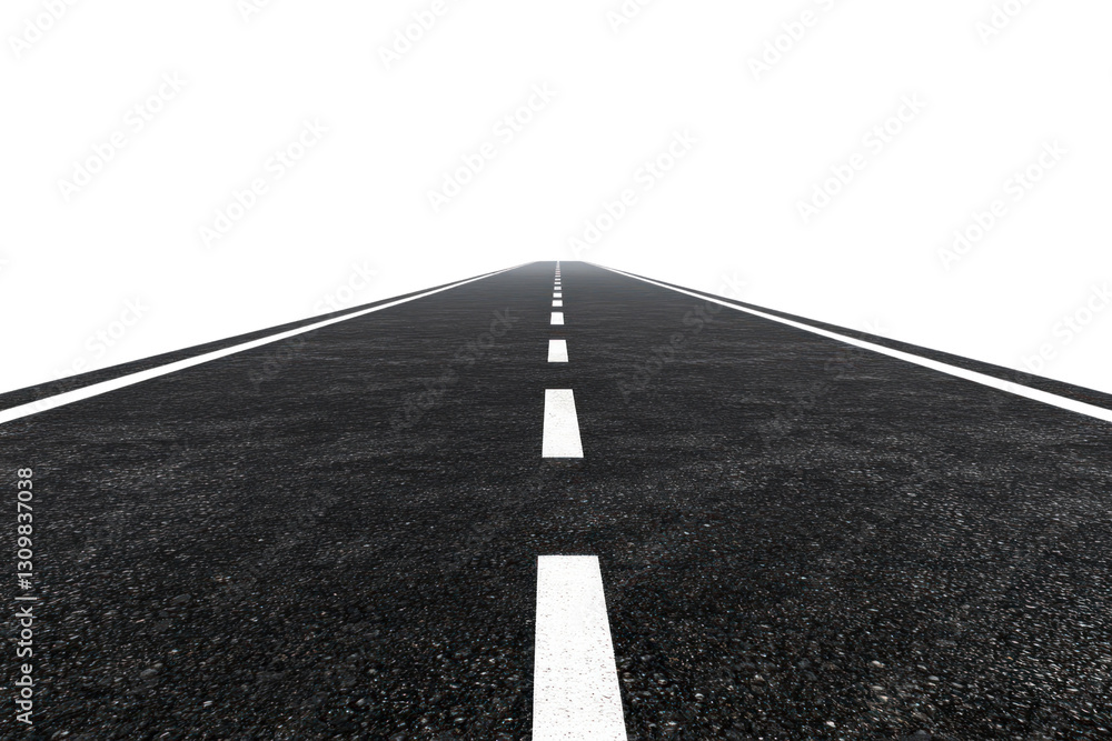 A stretch of black asphalt road with crisp white dividing lines running parallel, leading into the horizon under a clear sky, creating a sense of openness and freedom. A stretch of black asphalt road with crisp white dividing lines running parallel, leading into the horizon under a clear sky, creating a sense of openness and freedom.
