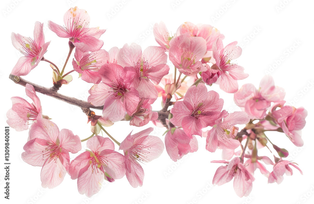 PNG Pink cherry blossoms delicate flowers springtime. PNG Pink cherry blossoms delicate flowers springtime.