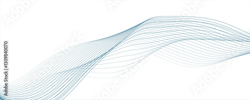 Abstract wave lines dynamic flowing colorful light isolated background digital gradient transparent tech curve creative technology flowing smooth  Abstract wavy element for design on transparent backg