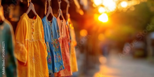 Dresses Hanging in Sunlight...