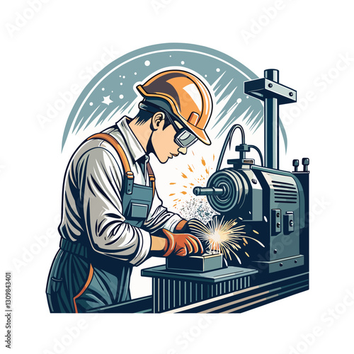 Labour Day concept vector illustration. labour day celebration design