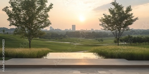 Urban Oasis: A tranquil sce...