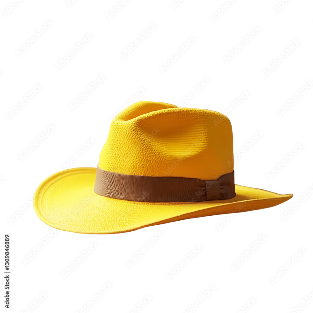 Stylish Yellow Straw Hat – Perfect for Summer Fashion Stylish Yellow Straw Hat – Perfect for Summer Fashion