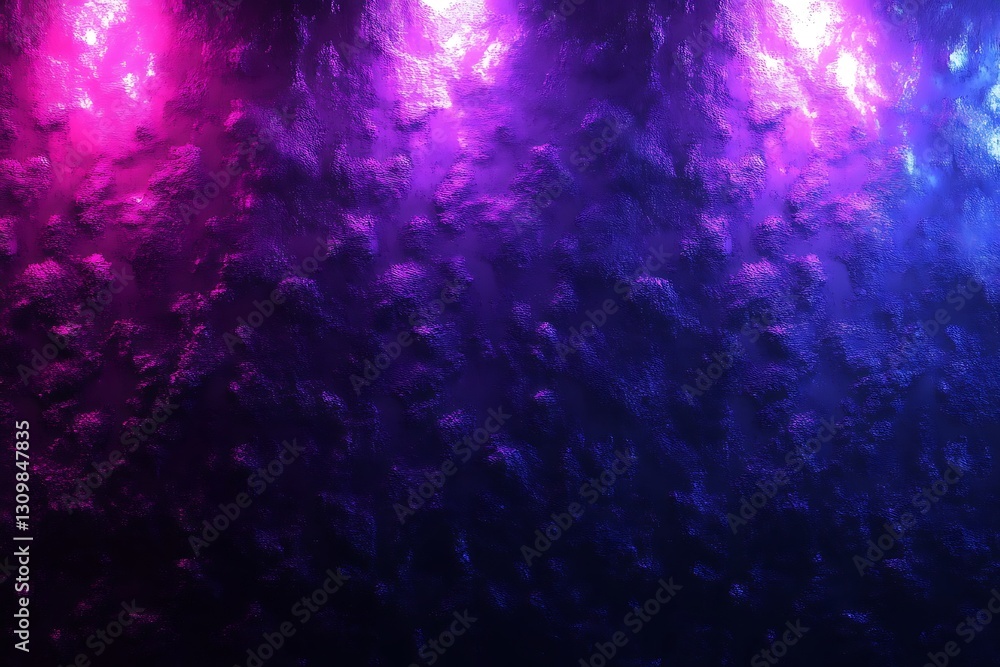 Fototapeta premium Abstract clouds with blue and purple neon lights