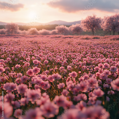 Wallpaper Mural  grand cherry blossom park Torontodigital.ca