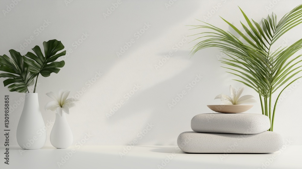 Obraz premium Wellness concept, isolated on white background