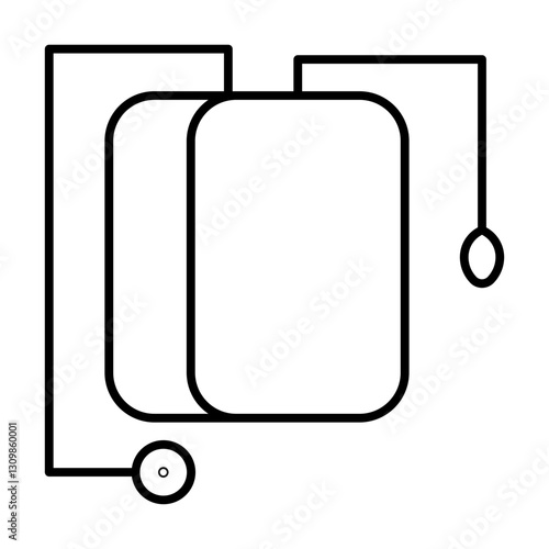 sphygmomanometer line icon