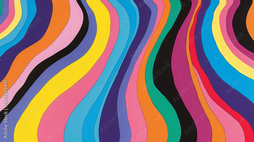 A playful mix of primary and secondary colors: red, blue, yellow, green, pink, and purple. A playful mix of primary and secondary colors: red, blue, yellow, green, pink, and purple.