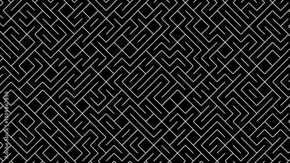 Maze pattern made by lines background,truchet pattern Maze pattern made by lines background,truchet pattern
