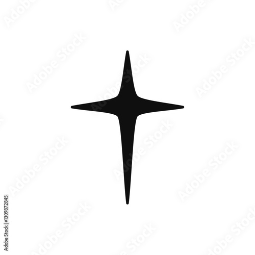 sparkle icon. Star icon vector