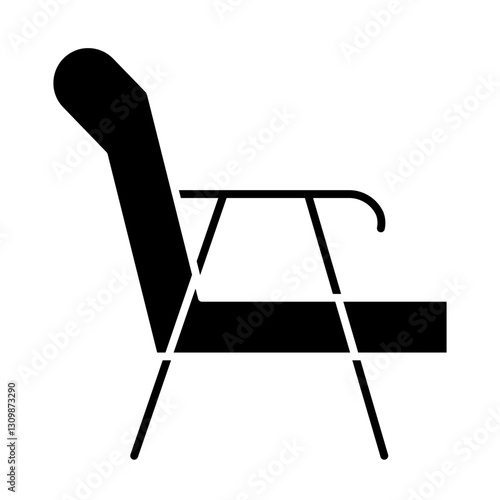 armchair glyph icon