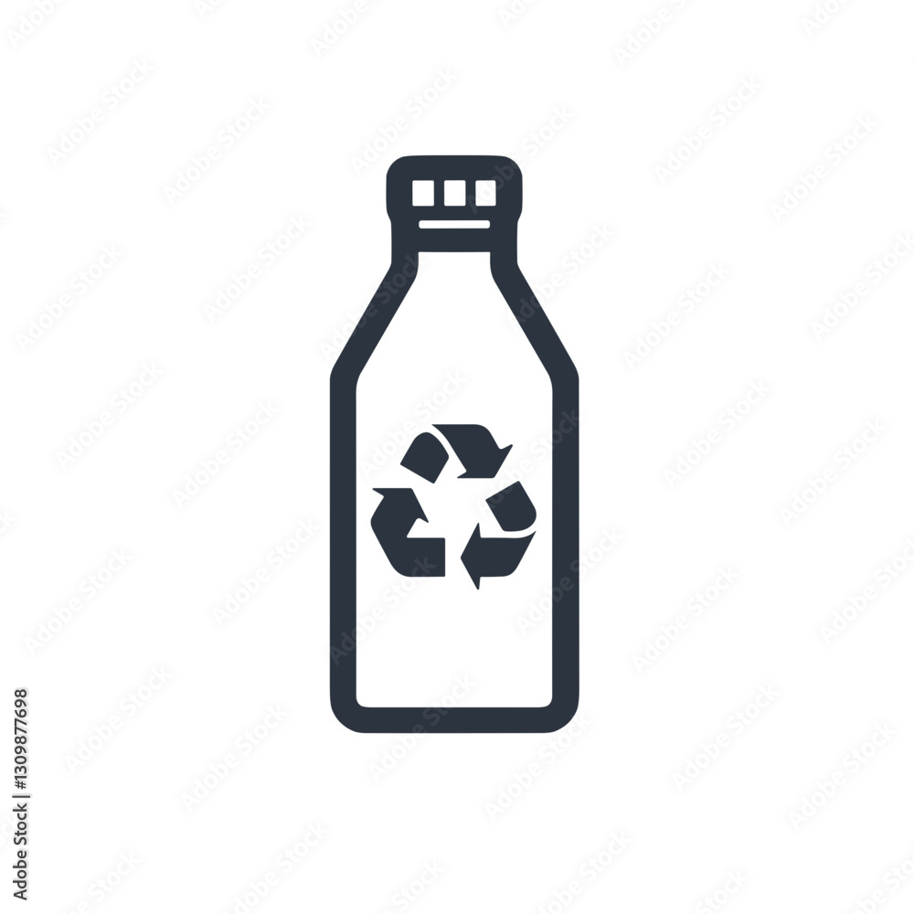 Vector icon of a reusable bottle representing sustainability and reusable packaging, transparent background Vector icon of a reusable bottle representing sustainability and reusable packaging, transparent background
