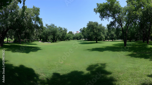 Wallpaper Mural Lush Green Park Landscape Photo Torontodigital.ca