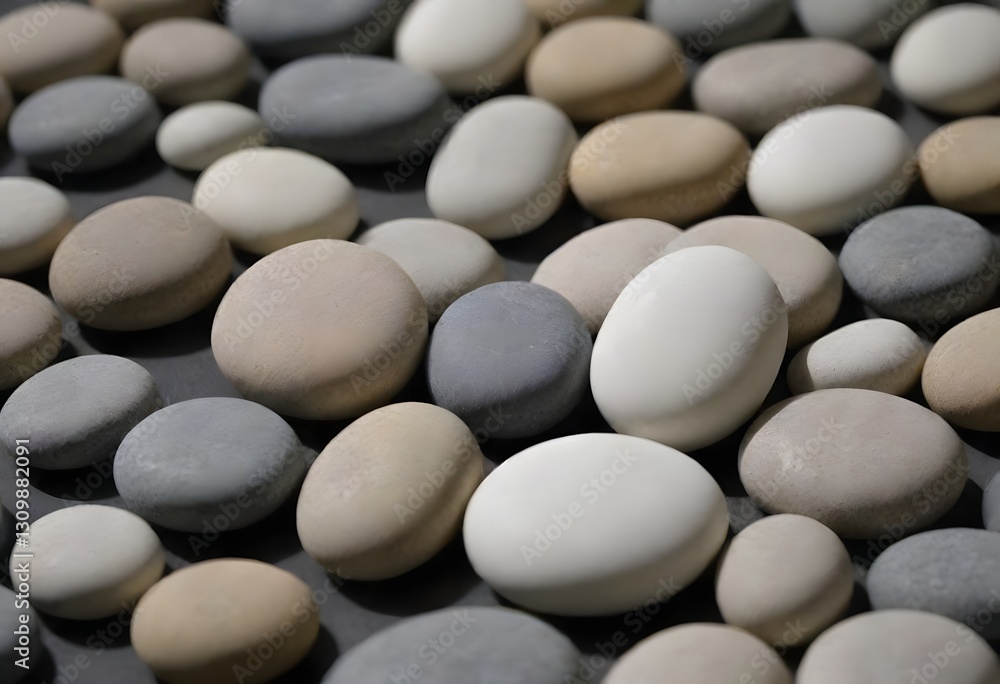 Minimalistic background/backdrop. White round stones / pebbles. Minimalistic background/backdrop. White round stones / pebbles.