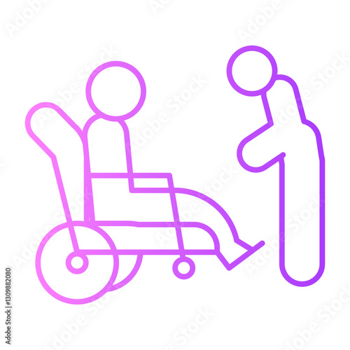 support gradient icon