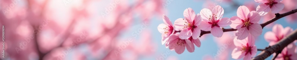 delicate cherry blossoms sway in spring breeze, tree, blossoming delicate cherry blossoms sway in spring breeze, tree, blossoming