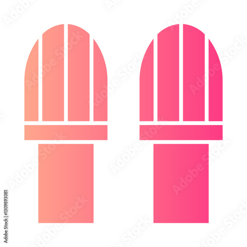 slipper gradient icon
