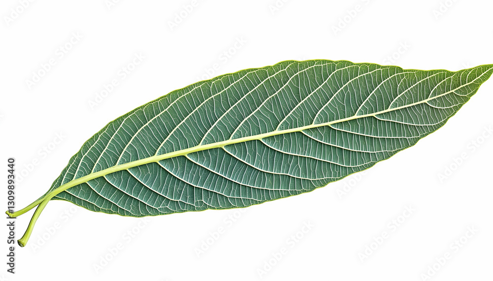 Green Leaf Isolated on White Green Leaf Isolated on White