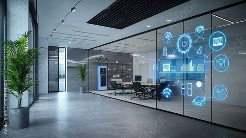 Smart buildings utilize IoT technology to optimize conditions and efficiency.