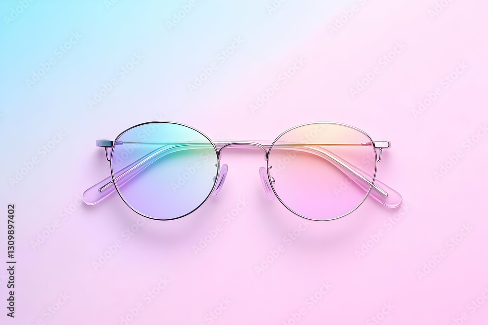 Pastel Gradient Glasses Illustration Pastel Gradient Glasses Illustration