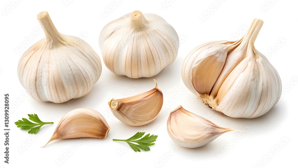 Fototapeta premium garlic and cloves