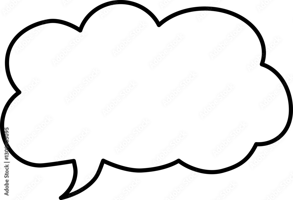 Speech Bubble Outline Speech Bubble Outline