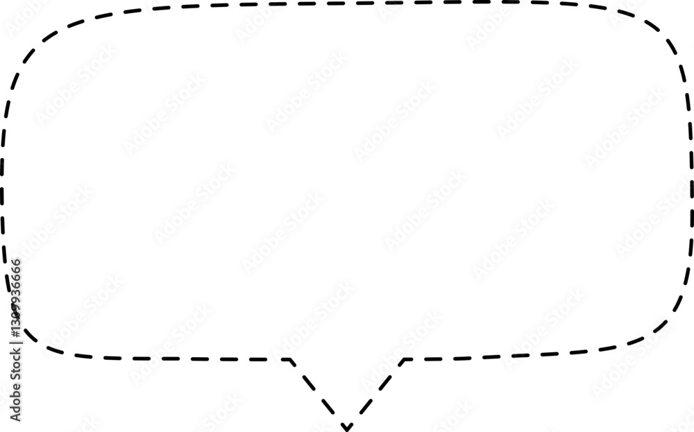 Dotted Speech Bubble Outline Dotted Speech Bubble Outline