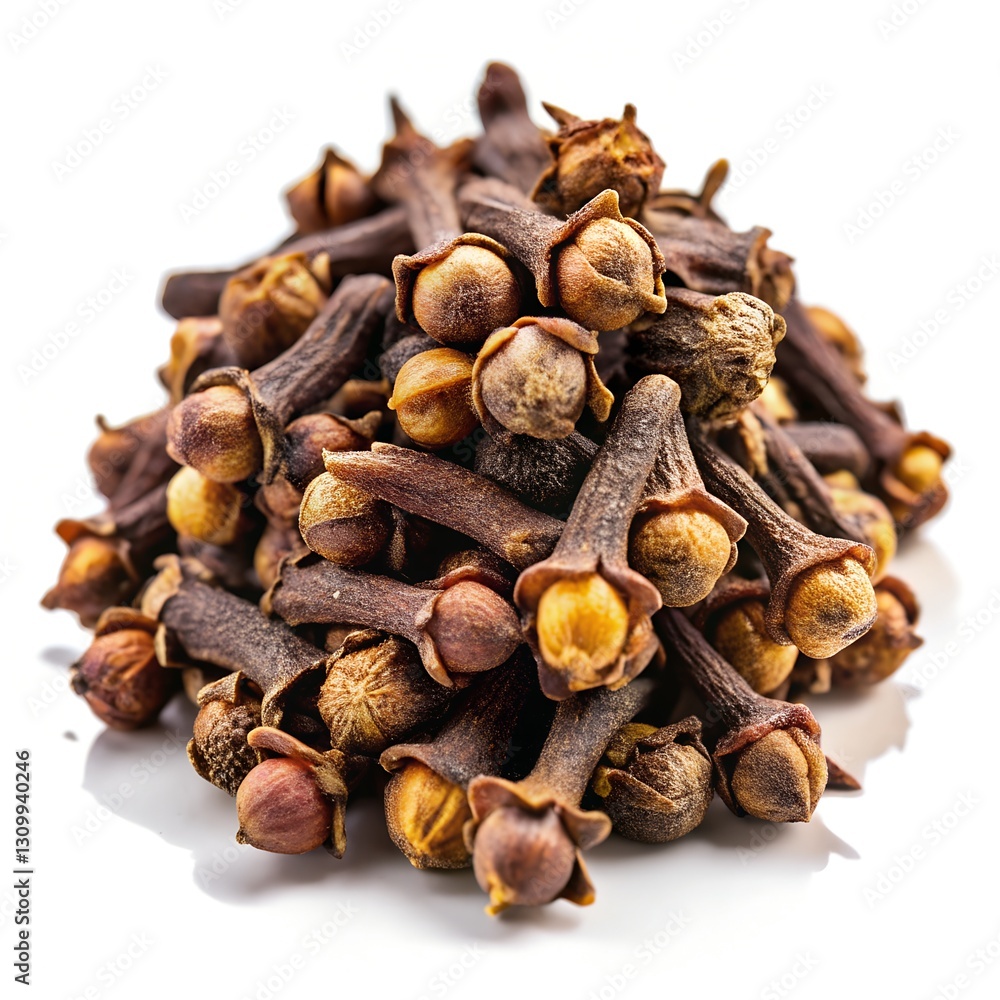 Obraz premium Spice cloves isolated on background white