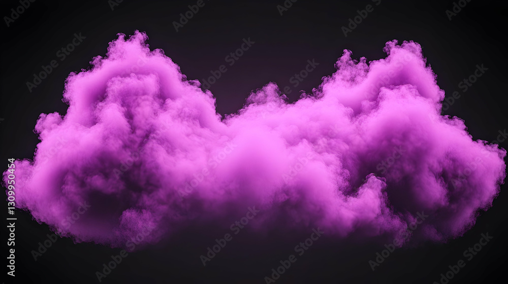 Fototapeta premium Purple 3D Cloud Abstract Background