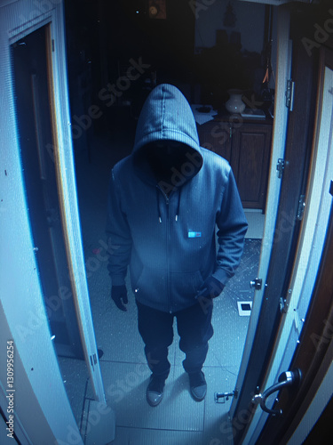 Intruder Caught on Home CCTV