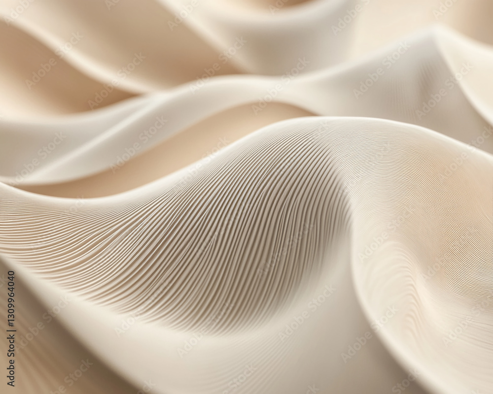 Beige fabric texture with subtle waves and parallel lines, creating a smooth, flowing visual. Represents elegance, sophistication, and calm Beige fabric texture with subtle waves and parallel lines, creating a smooth, flowing visual. Represents elegance, sophistication, and calm
