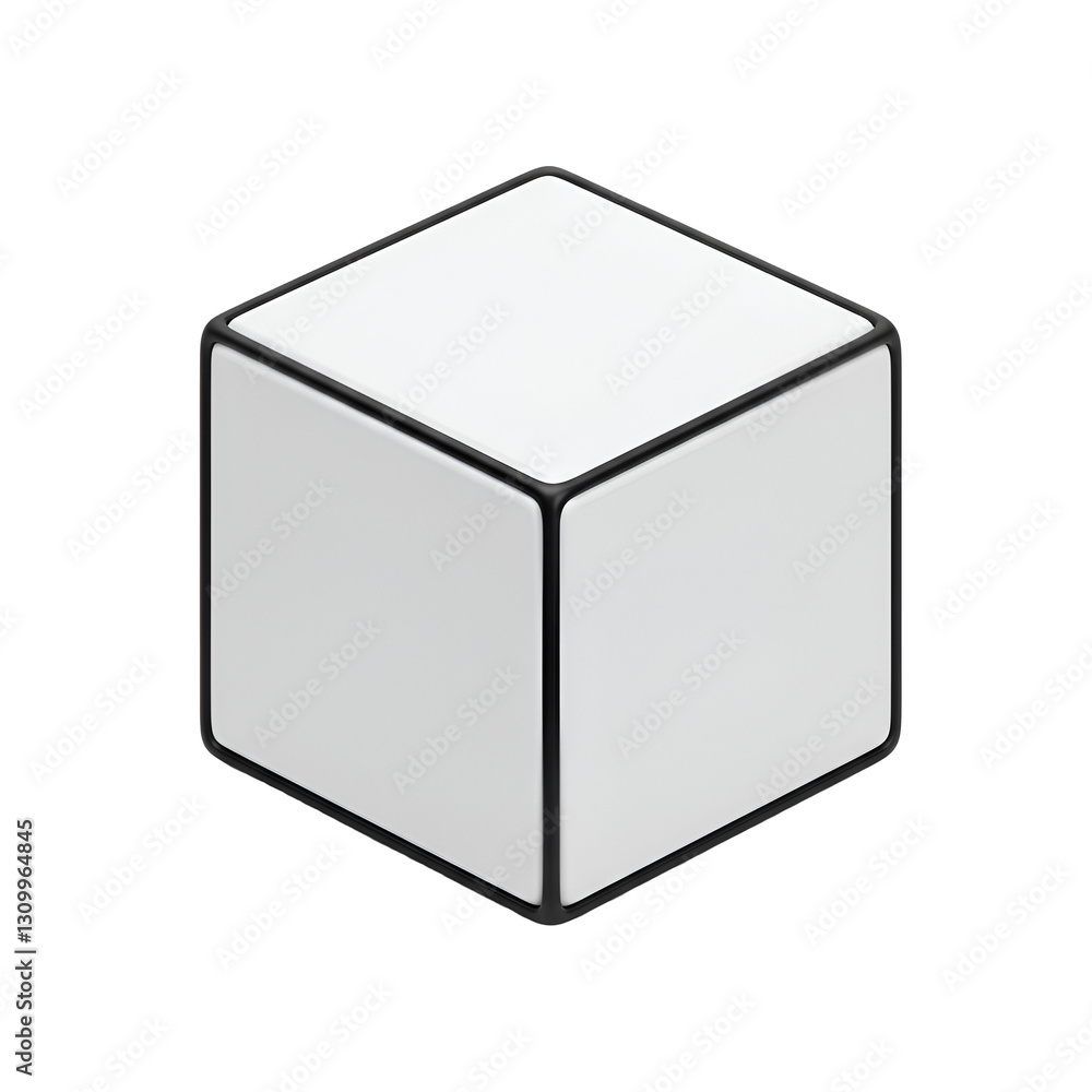 Wireframe Tool Icon – Cube with Wireframe Edges Wireframe Tool Icon – Cube with Wireframe Edges