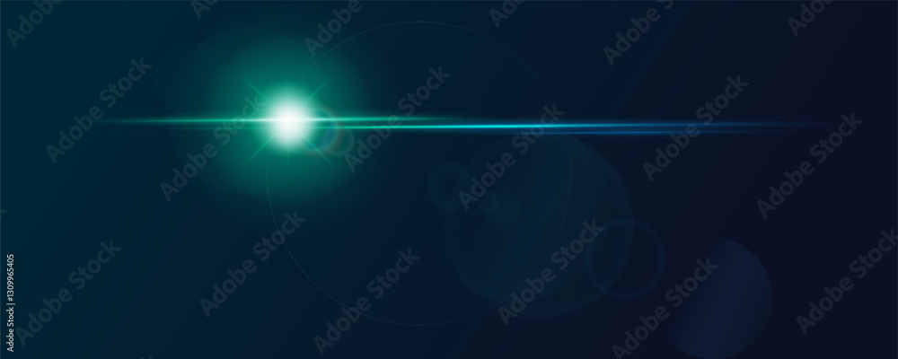 Green sun shines on dark background. Sunlight effect overlay on night backdrop. Camera or lens flare. Shining laser light. Abstract pattern design. Green sun shines on dark background. Sunlight effect overlay on night backdrop. Camera or lens flare. Shining laser light. Abstract pattern design.