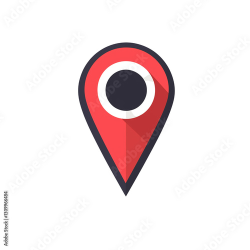Minimalist Location Pin Icon - Isolated on Transparent Background Free Download Minimalist Location Pin Icon - Isolated on Transparent Background - GFXLoad