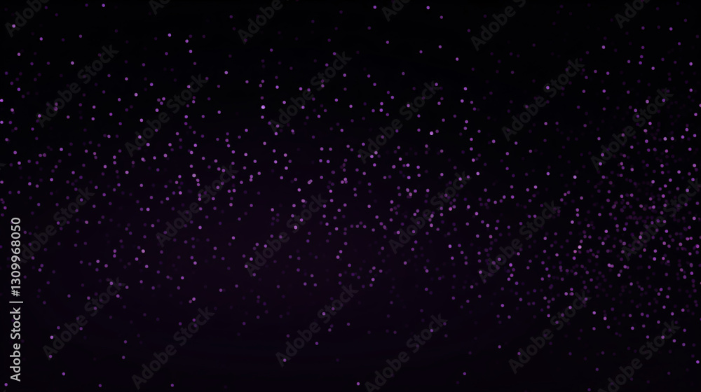 Fototapeta premium A premium black particles on dark purple background, minimalist design perfect for luxury awards and presentations.
