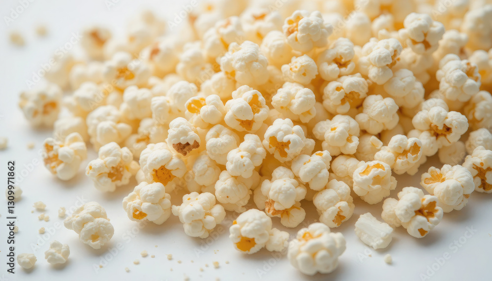 Pile of Delicious Popcorn, Tasty Snack, Cinema Treat, and Food Background. Pile of Delicious Popcorn, Tasty Snack, Cinema Treat, and Food Background.